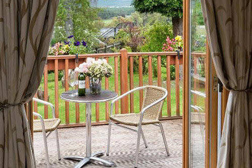 Garden room terrace