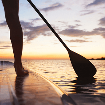Paddleboarding on a Loch