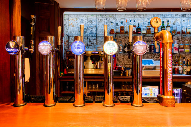 Selection of draught beer